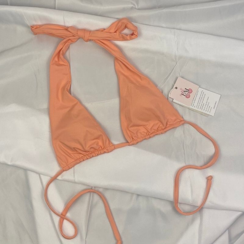 Pretty in Peach bikini top