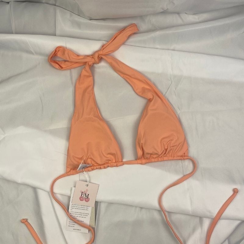 Pretty in Peach bikini top