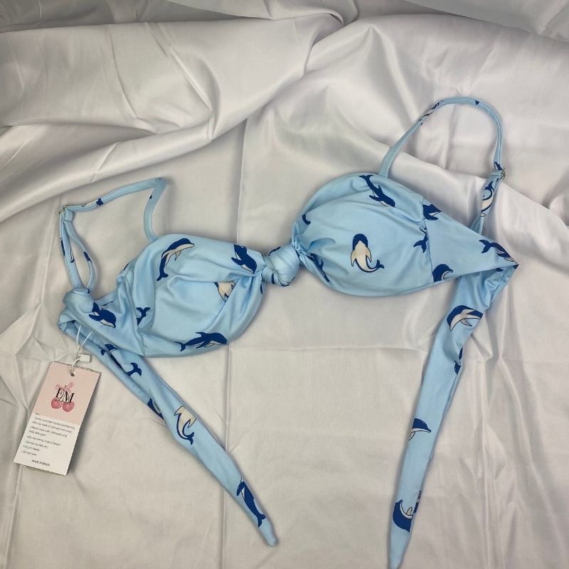 Dreaming Dolphins bikini top