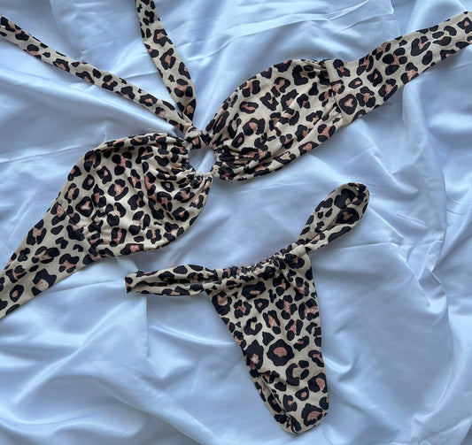 Luxury Leopard bikini bottoms