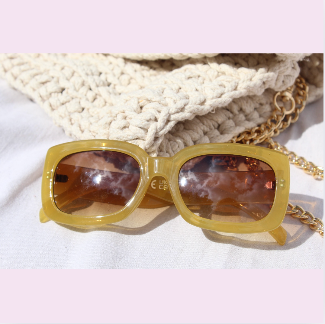Retro Boxy Sunglasses
